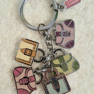 NWOT Coach Purse Keychain
